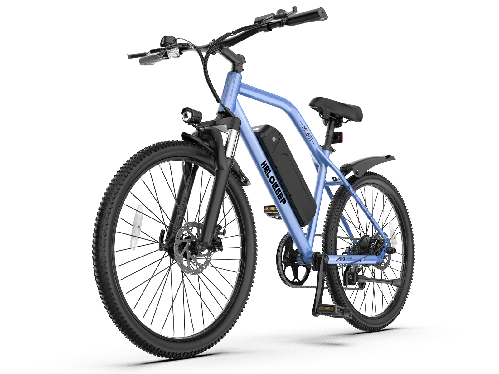 -Helokeep M2601 Electric Commuter Bike- blue - Helokeep