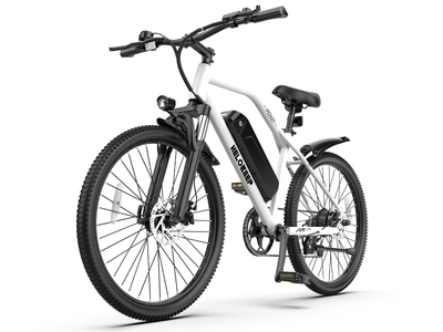 -Helokeep M2601 Electric Commuter Bike - white - Helokeep