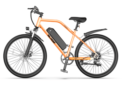 -Helokeep M2601 Electric Commuter Bike -Orange - Helokeep