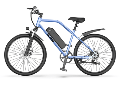 -Helokeep M2601 Electric Commuter Bike - blue - Helokeep